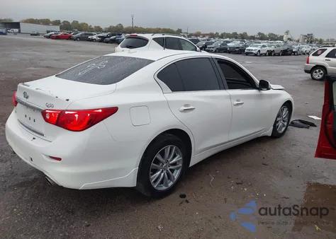 2015 Infiniti Q50 Premium from USA, damaged, VIN JN1BV7ARSFM397354